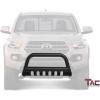 imageTAC Bull Bar Grille Guard Compatible with 20162023 Toyota Tacoma Remove Skid Plate  If Equipped Pickup Truck 3quot Black Front Brush Bumper Guard Grille Guard Push Guard Off Road Exterior AccessoriesGloss Black