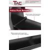imageTAC Bumper Guard Compatible with 20062010 Dodge Charger Police Push Bumper Black Brush Nudge Push Bull Bar Front Bumper