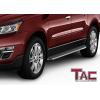 imageTAC Cobra Running Boards Compatible with 20072017 Chevy Traverse 20072016 GMC Acadia 2017 Acadia LimitedExclude Denali  20072009 Enclave Aluminum Black OffRoad SUV Exterior AccessoriesCobra