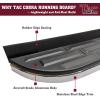 imageTAC Cobra Running Boards Fit 20222024 Jeep Grand Cherokee Exclude 20222024 4xe Models  20212024 Jeep Grand Cherokee L SUV Side Steps Nerf Bars Step Rails Aluminum Black OffRoad City 2 Pieces