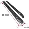 imageTAC Frigate Running Boards Fit 20192024 SilveradoSierra 1500  20202024 SilveradoSierra 25003500 HD Double Cab Truck Pickup Fine Texture Black Formed 80 Length 67 Width Nerf Bars 2Pcs