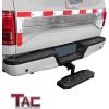 imageTAC Hitch Step Compatible with 2quot Rear Hitch Receiver 65quot Width with 6quot Drop SUV Pickup Truck Van Bumper Protector Universal Black Hitch Pin and Clip Included