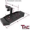 imageTAC Hitch Step Compatible with 2quot Rear Hitch Receiver 65quot Width with 6quot Drop SUV Pickup Truck Van Bumper Protector Universal Black Hitch Pin and Clip Included