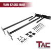 imageTAC Ladder Rack Cross Bar Fit 20032022 Chevy Express20032022 GMC Savana19992014 Econoline Utility Van Accessories for Kayak Canoe Lumber Pipes Cargo Carrier 600 LBS Capacity with Stopper 2 Bars