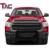 imageTAC Modular Bull Bar Compatible with 20072021 Toyota Tundra  20082022 Sequoia Truck Pickup Fine Textured Black Front Bumper Brush Guard Predator Mesh Version Patent No US 10315599 B2Modular with Mesh