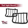 imageTAC Rear Tail Light Guards Cover Protector Custom Fit 20072018 Jeep Wrangler JK Exclude 2018 Wrangler JL Model Wrap Around TLG Black Taillight Exterior Accessories  1 Pair