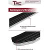 imageTAC Running Boards Compatible with 20062018 Toyota RAV4 SUV Aluminum Black Side Steps Nerf Bars Step Rails 2 Pieces