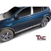 imageTAC Running Boards Compatible with 20062018 Toyota RAV4 SUV Aluminum Black Side Steps Nerf Bars Step Rails 2 Pieces