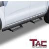 imageTAC Running Boards Compatible with 20192025 Ranger Supercrew Cab Rocker Steps Side Steps Nerf Bars Rocker Slider Pickup Truck Exterior Accessories Fine Texture Black 2pcsSniper Drop Steps