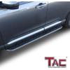 imageTAC Running Boards Compatible with 20232024 Honda Pilot SUV 55 Aluminum Black Side Steps Nerf Bars Step Rails Exterior Accessories 2 PiecesCobra Running Boards