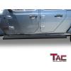 imageTAC Running Boards Fit 20202025 Jeep Gladiator JT Rocker Steps Pickup Truck Side Steps Nerf Bars Rock Slider Armor OffRoad Accessories Fine Texture Black 2pcsSpear Running Boards