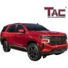 imageTAC Running Boards Side Steps Compatible with 20212023 Chevy TahoeGMC Yukon Exclude Yukon XL SUV 55 Aluminum Black Step Rails Nerf Bars Side Bars 2pcs