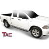 imageTAC Side Steps Compatible with 20092018 RAM 1500 Quad Cab20192024 RAM 1500 Classic Quad Cab Truck Pickup 425quot Oval Bend Texture Black Nerf Bars 2Pcs