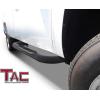 imageTAC Side Steps Fit 19992018 Chevy SilveradoGMC Sierra 1500 Regular Cab  19992019 Chevy SilveradoGMC Sierra 25003500 Regular Cab Exclude CK Classic Truck Pickup 3 Texture Black Side Bars
