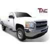 imageTAC Side Steps Fit 19992018 Chevy SilveradoGMC Sierra 1500 Regular Cab  19992019 Chevy SilveradoGMC Sierra 25003500 Regular Cab Exclude CK Classic Truck Pickup 3 Texture Black Side Bars
