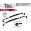 imageTAC Side Steps Fit 19992018 Chevy SilveradoGMC Sierra 1500 Regular Cab19992019 SilveradoSierra 25003500 Regular Cab Exclude CK ClassicBody Mount 3quot Stainless Steel Running Boards 2 Pcs