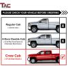 imageTAC Side Steps Fit 20012018 Chevy SilveradoGMC Sierra 1500 Crew Cab  20012019 Chevy SilveradoGMC Sierra 25003500 Crew Cab Exclude CK Classic 3quot Tube Stainless Steel Side Bars 2pcsStainless Steel