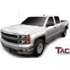 imageTAC Side Steps Fit 20012018 Chevy SilveradoGMC Sierra 1500 Crew Cab  20012019 Chevy SilveradoGMC Sierra 25003500 Crew Cab Exclude CK Classic 3quot Tube Stainless Steel Side Bars 2pcsHeavy Texture