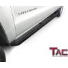 imageTAC Side Steps Fit 20012018 Chevy SilveradoGMC Sierra 1500 Crew Cab  20012019 Chevy SilveradoGMC Sierra 25003500 Crew Cab Exclude CK Classic 3quot Tube Stainless Steel Side Bars 2pcsGloss Black