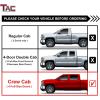 imageTAC Side Steps Fit 20012018 Chevy SilveradoGMC Sierra 1500 Crew Cab  20012019 Chevy SilveradoGMC Sierra 25003500 Crew Cab Exclude CK Classic 3quot Tube Stainless Steel Side Bars 2pcsGloss Black