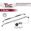 imageTAC Side Steps Fit 20022008 Ram1500 Quad Cab 20032009 Ram25003500 Quad Cab Exclude Daytona Rumble Bee and SRT10 Models 3quot Stainless Steel Side Bars Nerf Bars Running Boards