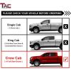 imageTAC Side Steps Fit 20042024 Nissan Titan Crew Cab  20162024 Nissan Titan XD Crew Cab Truck Pickup 3quot Black Side Bars Nerf Bars Running Boards 2 Pieces3 inch Gloss Black