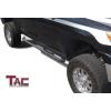 imageTAC Side Steps Fit 20072021 Toyota Tundra Double Cab Truck Pickup 3 inches Stainless Steel Side Bars Nerf Bars Running Boards Rock Panel Off Road Exterior Accessories 2 Pieces Running BoardsHeavy Texture Black
