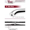 imageTAC Side Steps Fit 20072021 Toyota Tundra Double Cab Truck Pickup 3 inches Stainless Steel Side Bars Nerf Bars Running Boards Rock Panel Off Road Exterior Accessories 2 Pieces Running BoardsStainless Steel