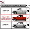 imageTAC Side Steps Fit 20092018 RAM 1500 Quad Cab20192024 RAM 1500 Classic Quad Cab Truck Pickup 3quot Black Nerf Bars Running Boards 2pcs