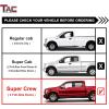 imageTAC Side Steps Fit 20152025 Ford F150 SuperCrew Cab ampamp 20222025 F150 Lightning EV 20172025 F250350450550 Super Duty Crew Cab 4quot Oval Tube Stainless Steel Side Nerf Bars 2pcs4 Inch Polish