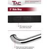 imageTAC Side Steps Fit Chevy SilveradoGMC Sierra 19992018 1500 ampamp 19992019 25003500 ExtendedDouble Cab Exclude CK Classic 3quot Stainless Steel Side Bars Nerf Bars Step Rails Running Boards 2 Pieces
