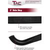 imageTAC Side Steps Fit Chevy SilveradoGMC Sierra 19992018 1500 ampamp 19992019 25003500 ExtendedDouble Cab Excluding CK Classic Body Mount Truck Pickup 3quot Black Side Bars Nerf Bars 2 Pieces