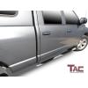 imageTAC Side Steps Running Boards Compatible with 20022008 Dodge Ram 1500 Quad Cab  20032009 Dodge Ram 25003500 Quad Cab Pickup Truck 4quot Oval Tube Stainless Steel Side Bars Nerf Bars 2 Pieces