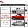imageTAC Side Steps Running Boards Compatible with 20022008 Dodge Ram 1500 Quad Cab  20032009 Dodge Ram 25003500 Quad Cab Pickup Truck 4quot Oval Tube Stainless Steel Side Bars Nerf Bars 2 Pieces