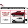 imageTAC Side Steps Running Boards Compatible with 20052023 Toyota Tacoma Access Cab Truck Pickup 425quot Texture Black Side Bars Nerf Bars Off Road Accessories 2pcs