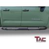 imageTAC Side Steps Running Boards Compatible with 20222025 Toyota Tundra Double Cab Truck Pickup 3 Black Side Bars Nerf Bars Off Road Exterior Accessories 2PcsGloss Black