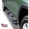 imageTAC Side Steps Running Boards Compatible with 20222025 Toyota Tundra Double Cab Truck Pickup 3 Black Side Bars Nerf Bars Off Road Exterior Accessories 2PcsGloss Black