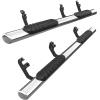 imageTAC Side Steps Running Boards Compatible with 20242025 Toyota Tacoma Double Cab Incl Hybrid Model 3quot Stainless Steel Side Bars Step Rails Nerf Bars Off Road AccessoriesStainless Steel