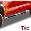 imageTAC Side Steps Running Boards Compatible with 20242025 Toyota Tacoma Double Cab Incl Hybrid Model 3quot Stainless Steel Side Bars Step Rails Nerf Bars Off Road AccessoriesStainless Steel