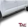 imageTAC Side Steps Running Boards Compatible with 20242025 Toyota Tacoma Double Cab Incl Hybrid Model 3quot Stainless Steel Side Bars Step Rails Nerf Bars Off Road AccessoriesHeavy Texture Black