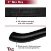imageTAC Side Steps Running Boards Fit 20052023 Toyota Tacoma Access Cab Truck Pickup 4 Oval Black Side Bars Nerf Bars Step Rails Running Boards Off Road Exterior Accessories 2 pcs3 inch