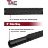 imageTAC Side Steps Running Boards Fit 20052023 Toyota Tacoma Access Cab Truck Pickup 4 Oval Black Side Bars Nerf Bars Step Rails Running Boards Off Road Exterior Accessories 2 pcs4 inch