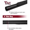 imageTAC Side Steps Running Boards Fit 20052023 Toyota Tacoma Access Cab Truck Pickup 4 Oval Black Side Bars Nerf Bars Step Rails Running Boards Off Road Exterior Accessories 2 pcs4 inch