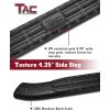 imageTAC Side Steps Running Boards Fit 20052023 Toyota Tacoma Double Cab Truck Pickup 425quot Texture Black Side Bars Nerf Bars Off Road Accessories 2pcs