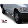 imageTAC Side Steps Running Boards Fit 20092018 Dodge RAM 1500  20192023 Classic  20102025 2500350045005500 Regular Cab Truck Pickup 4quot Stainless Steel Side Bars Nerf Bars 2Pcs