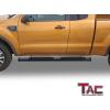 imageTAC Side Steps Running Boards Fit 20192023 Ford Ranger Super Cab Truck Pickup 3 Stainless Steel Side Bars Nerf Bars Off Road Accessories 2pcs Running Boards5 inch Fine Texture