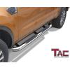 imageTAC Side Steps Running Boards Fit 20192023 Ford Ranger Super Cab Truck Pickup 3 Stainless Steel Side Bars Nerf Bars Off Road Accessories 2pcs Running Boards3 inch Polish