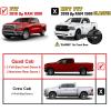 imageTAC Side Steps Running Boards Fit 20192025 RAM 1500 Quad CabExclude 20192024 RAM 1500 ClassicTruck Pickup 425quot Oval Bend Texture Black Side Bars425 inch Heavy Texutre