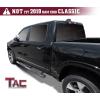 imageTAC Side Steps Running Boards Fit 20192025 RAM 1500 Quad CabExclude 20192024 RAM 1500 ClassicTruck Pickup 425quot Oval Bend Texture Black Side Bars425 inch Heavy Texutre