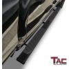 imageTAC Side Steps Running Boards Fit 20192025 RAM 1500 Quad CabExclude 20192024 RAM 1500 ClassicTruck Pickup 425quot Oval Bend Texture Black Side Bars5 inch Fine Texutre